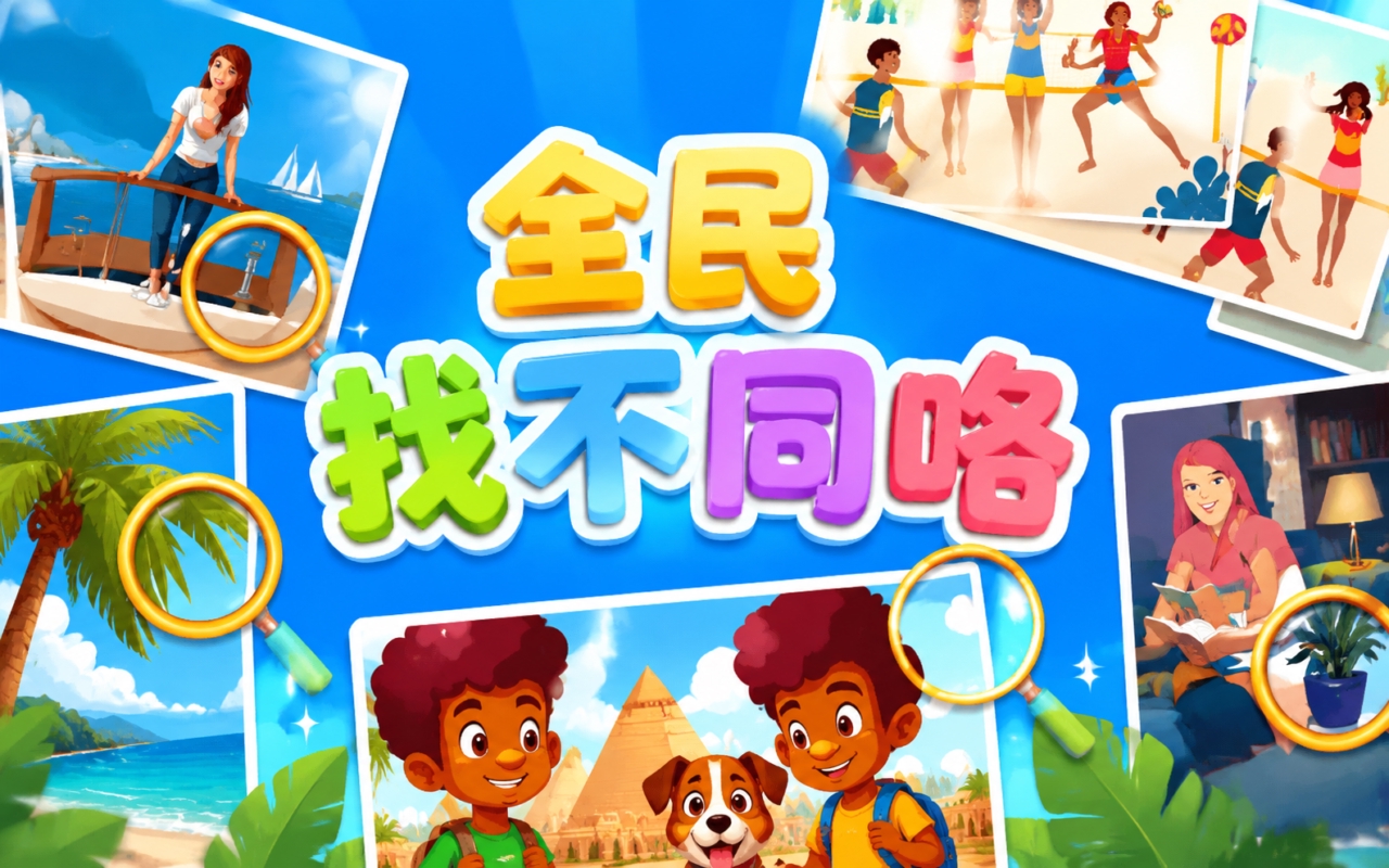 全民找不同咯