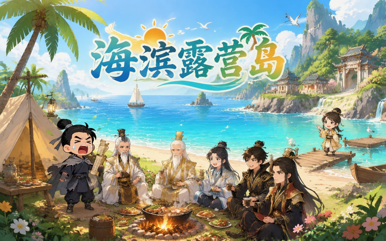 海滨露营岛