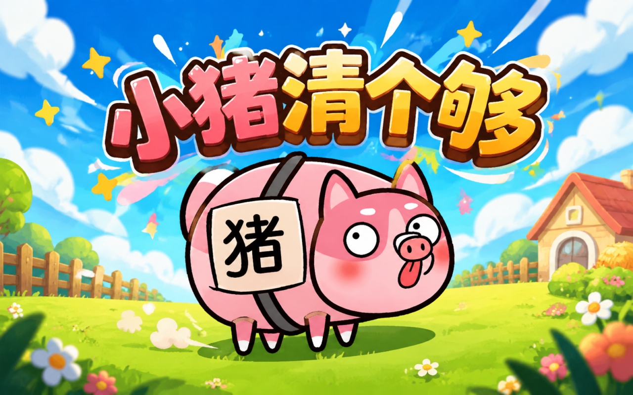 小猪清个够