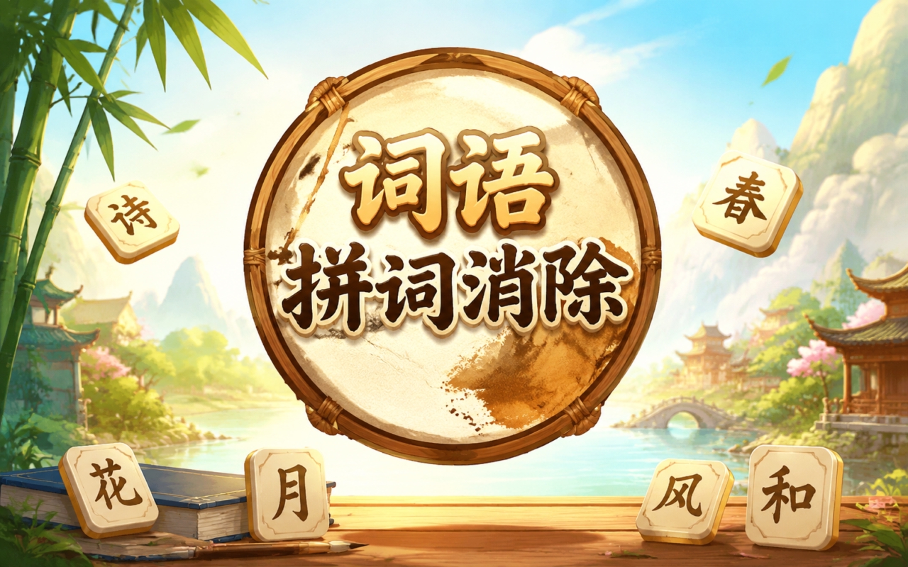 词语拼词消除