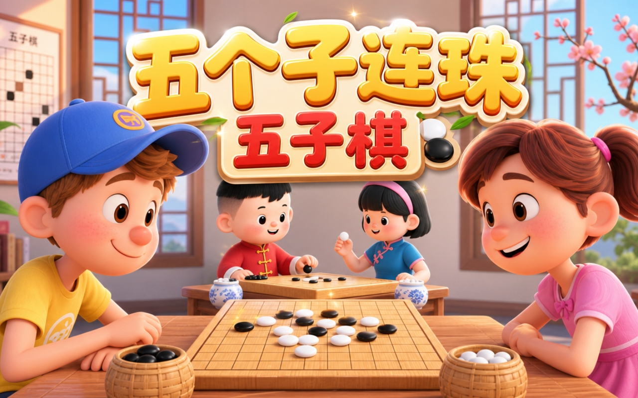五个子连珠五子棋