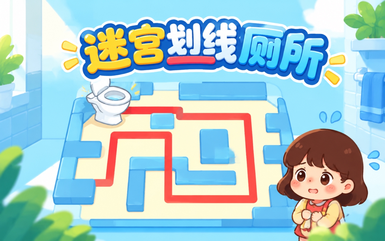 迷宫划线厕所