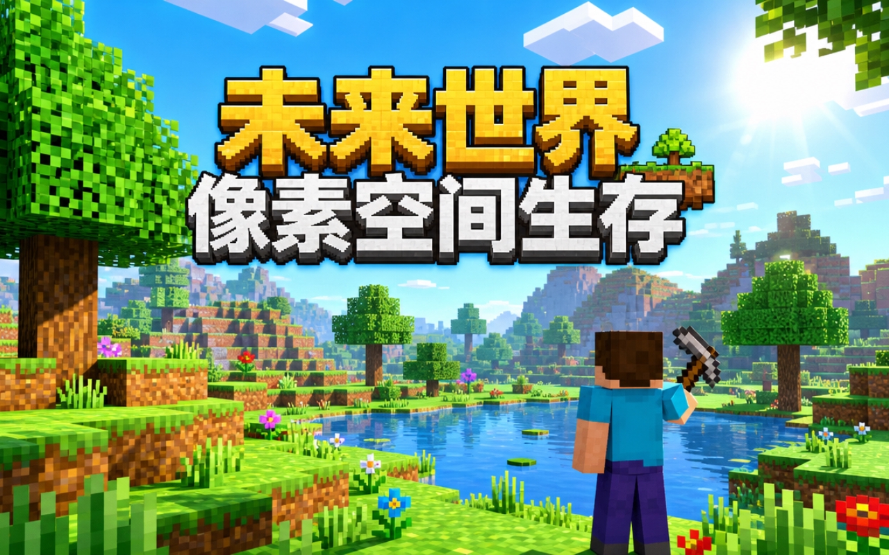 未来世界像素空间生存