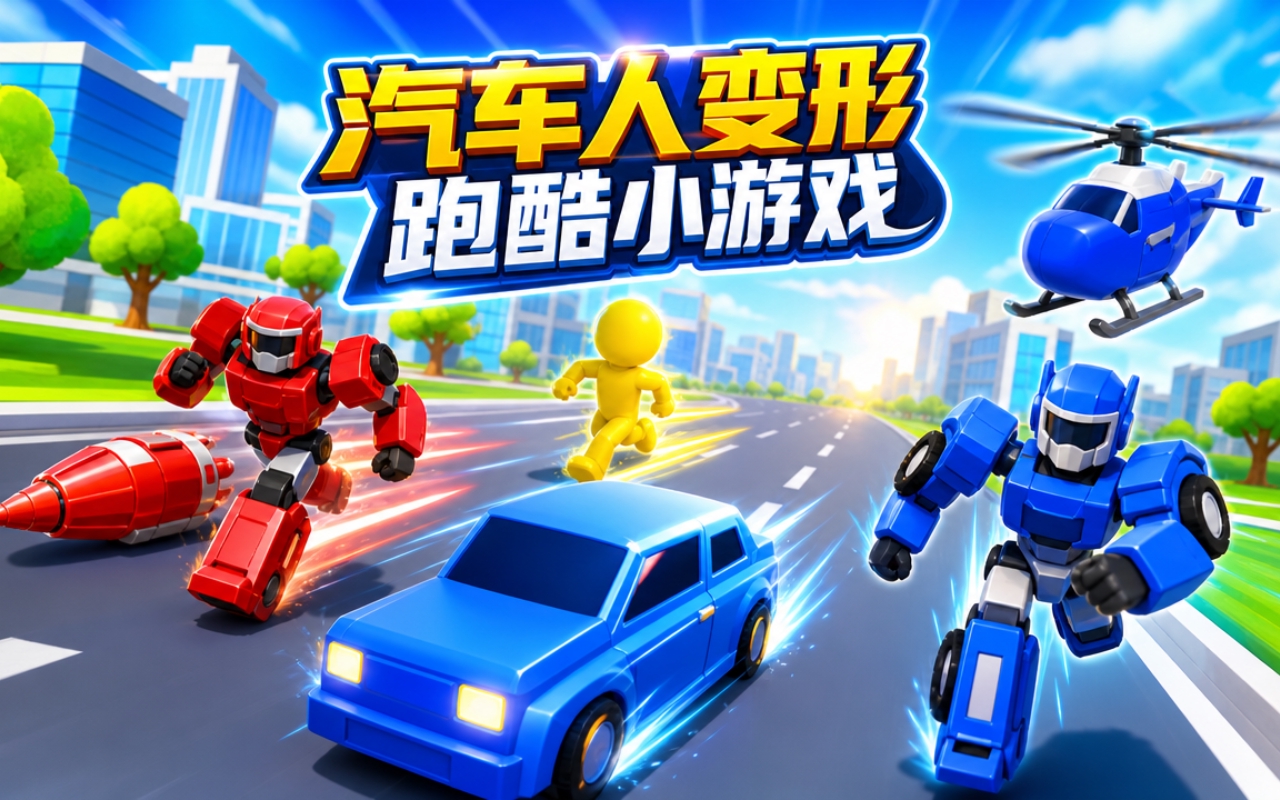汽车人变形跑酷小游戏