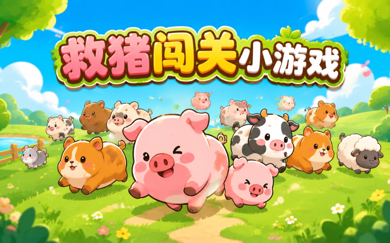 救猪闯关小游戏