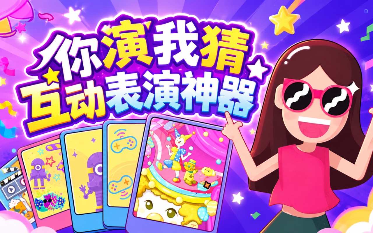 你演我猜互动表演神器
