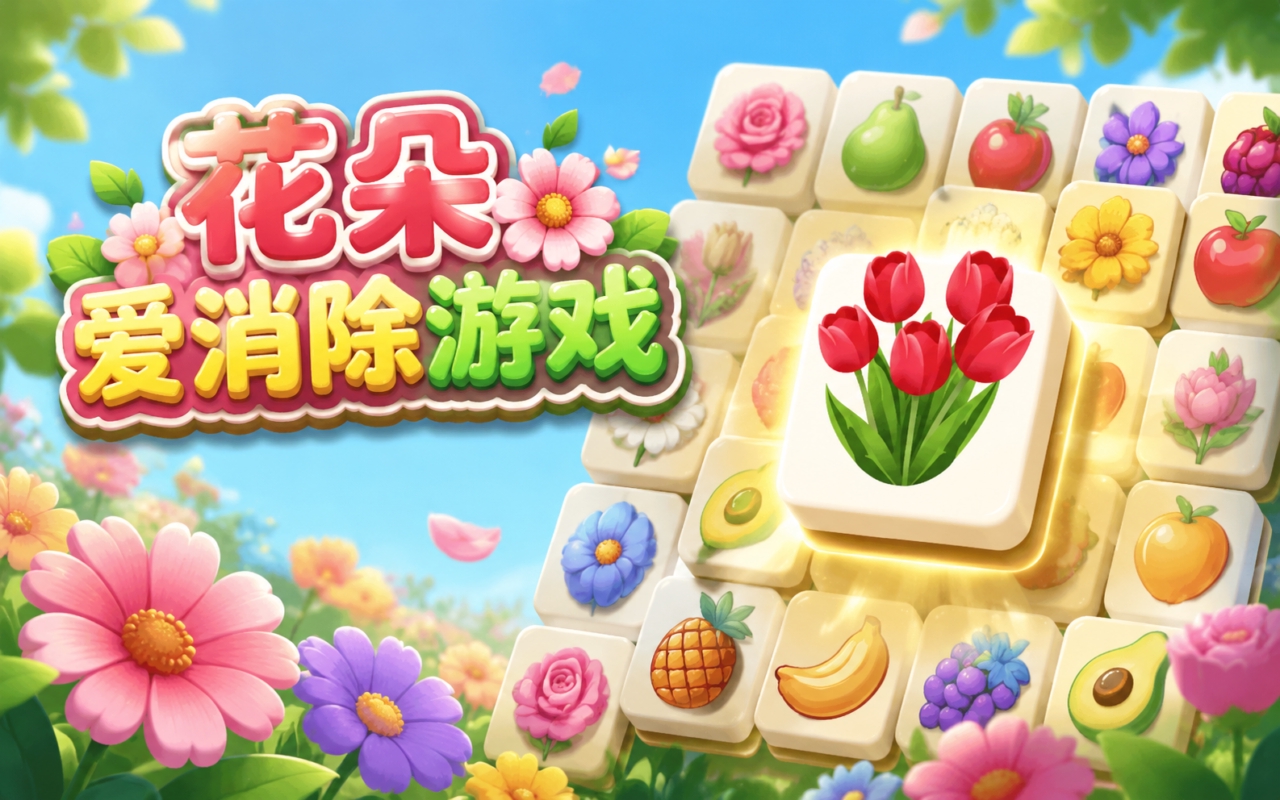 花朵爱消除游戏