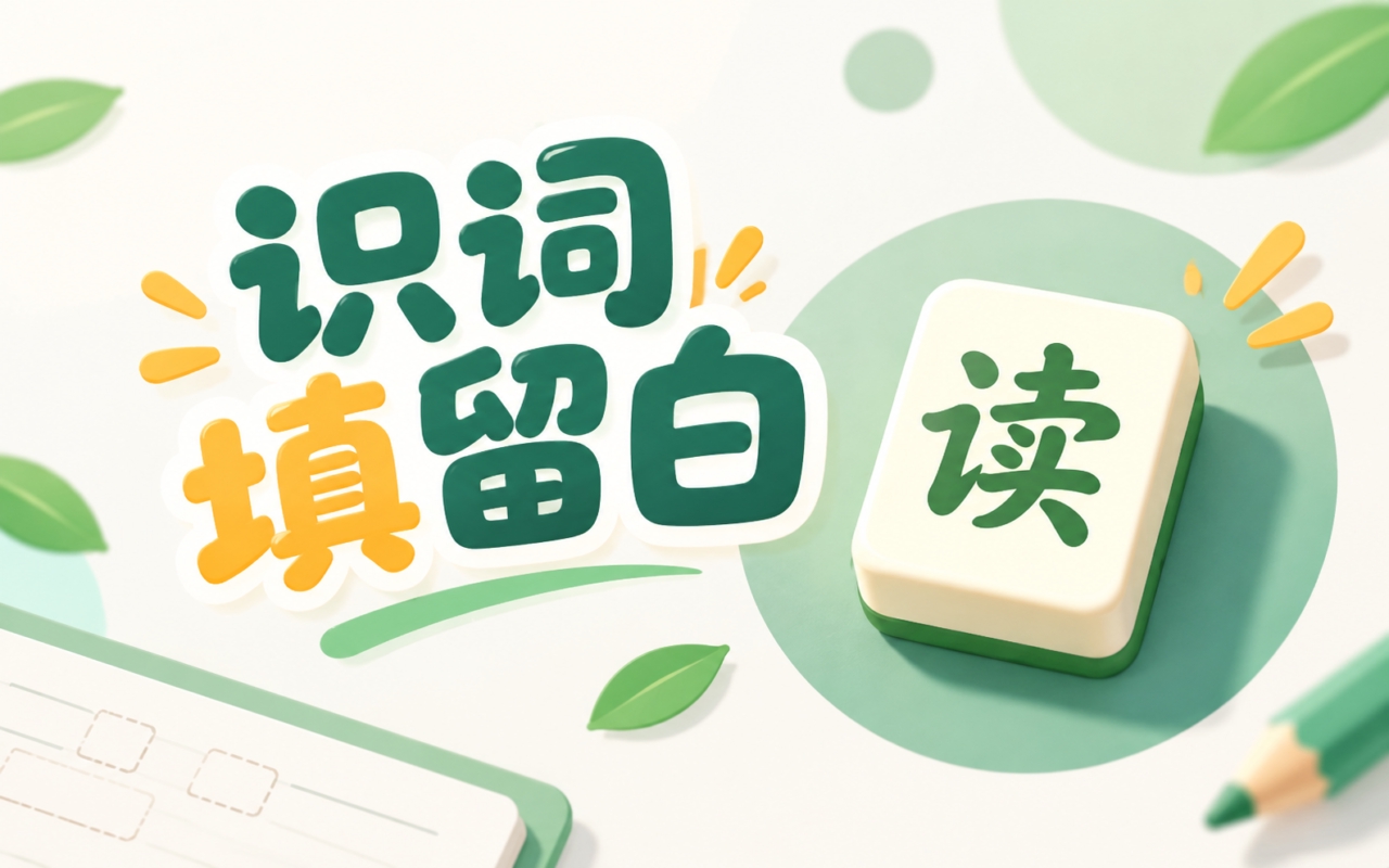 识词填留白