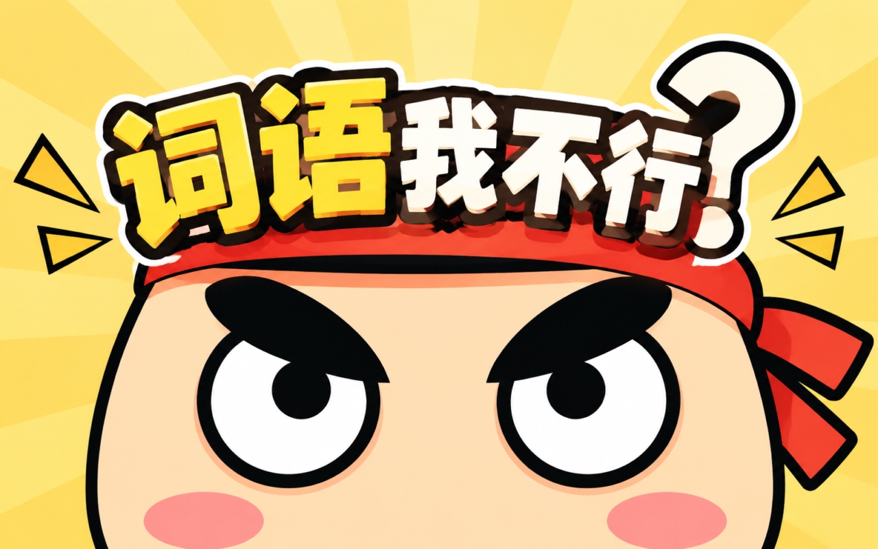 词语我不行