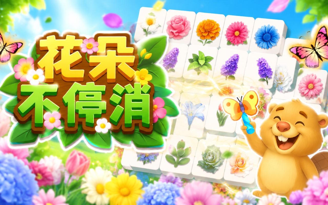 花朵不停消