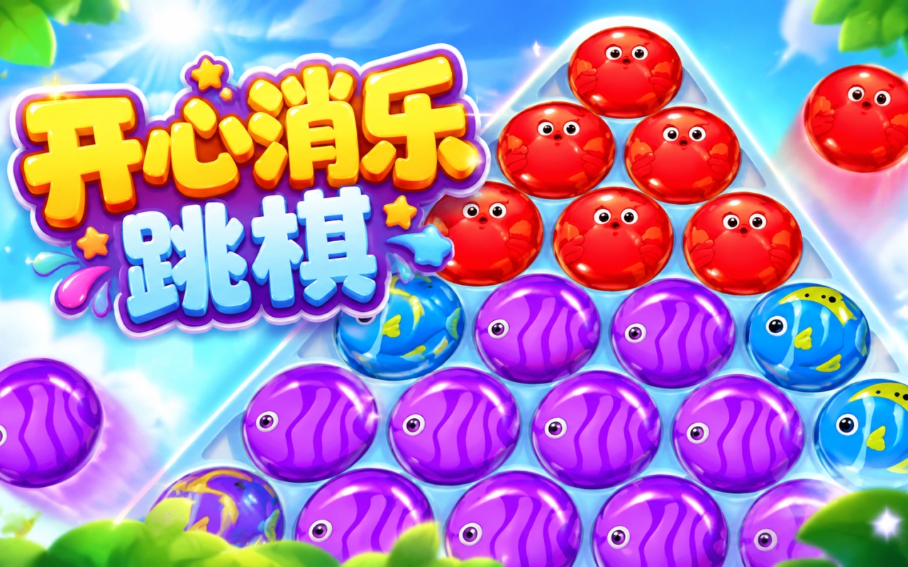 开心消乐跳棋