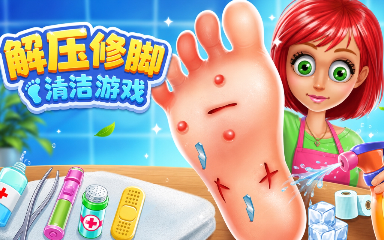 解压修脚清洁游戏