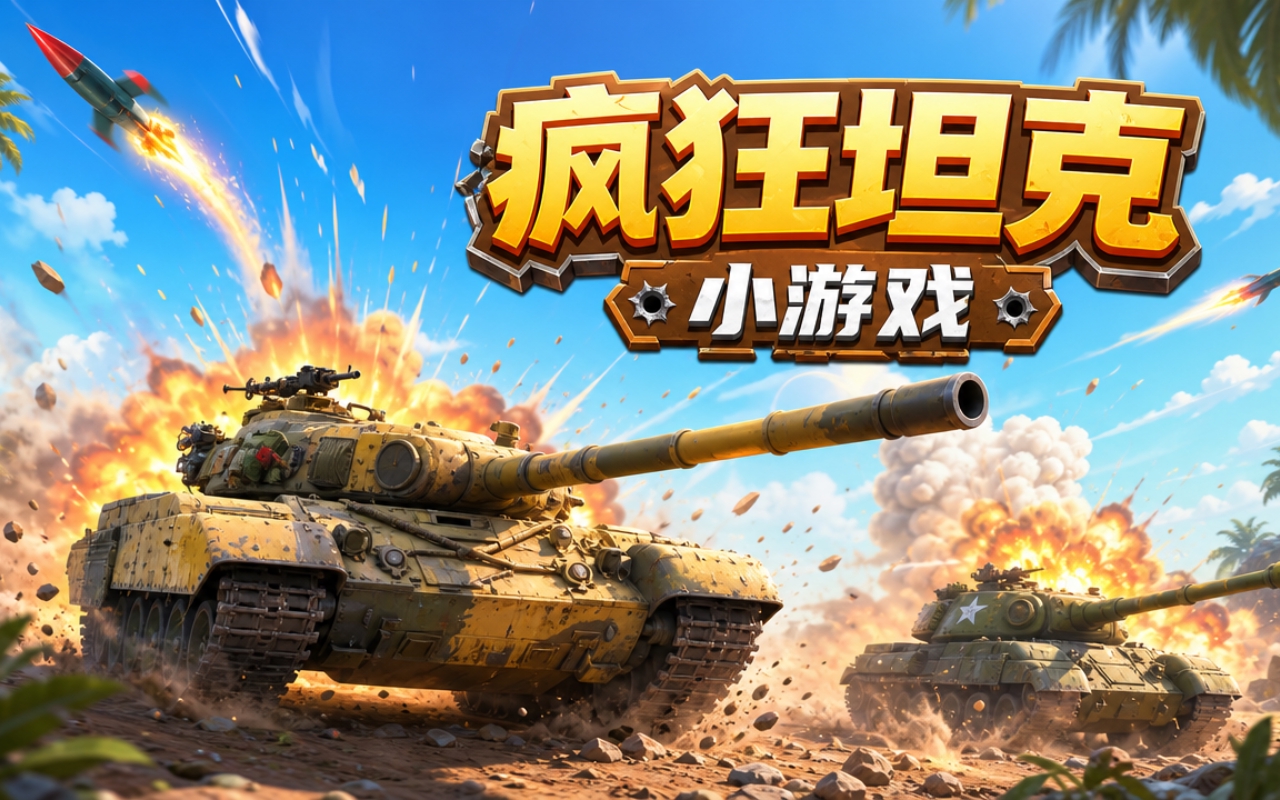 疯狂坦克小游戏