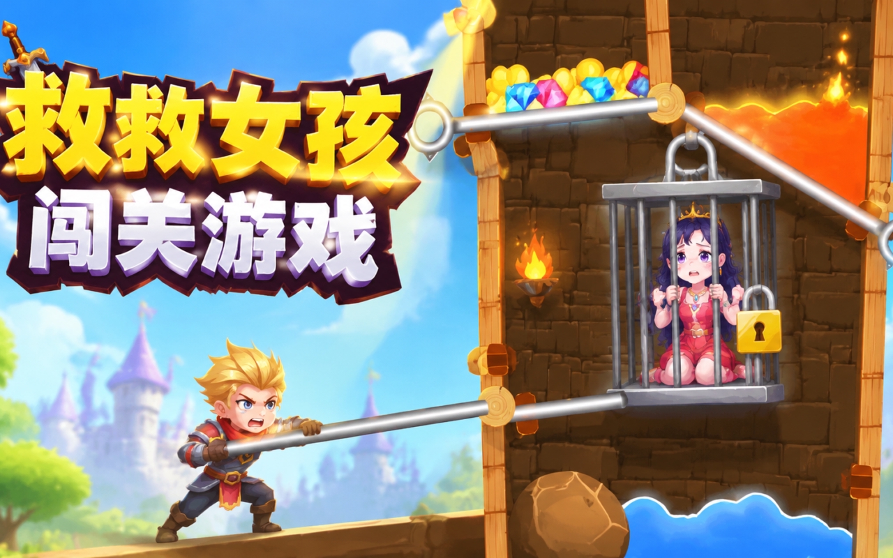 救救女孩闯关游戏