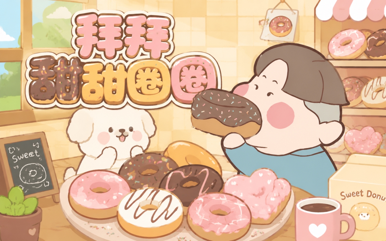 拜拜甜甜圈圈