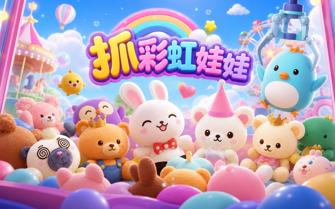 抓彩虹娃娃