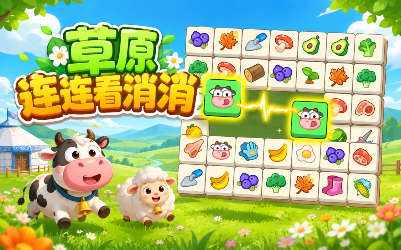草原连连看消消