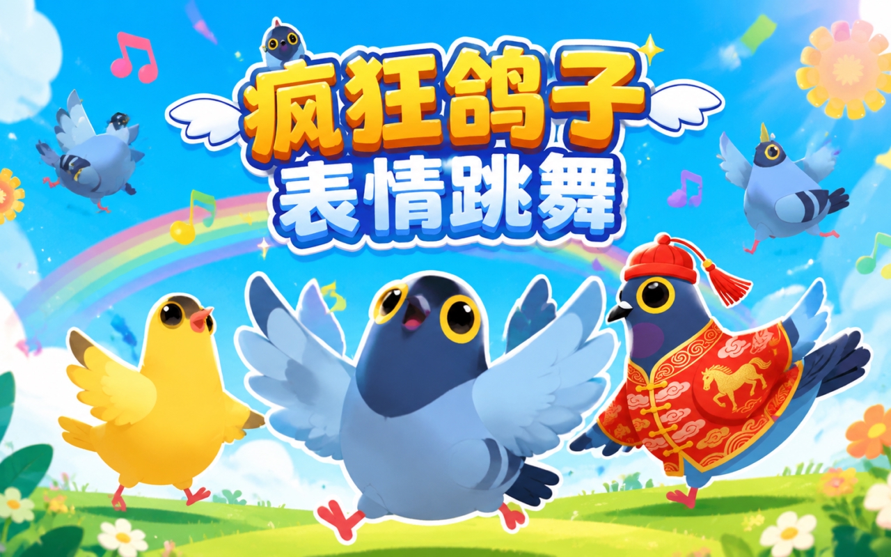 疯狂鸽子表情跳舞