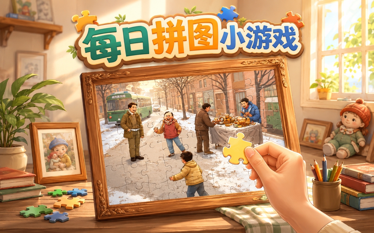 每日拼图小游戏