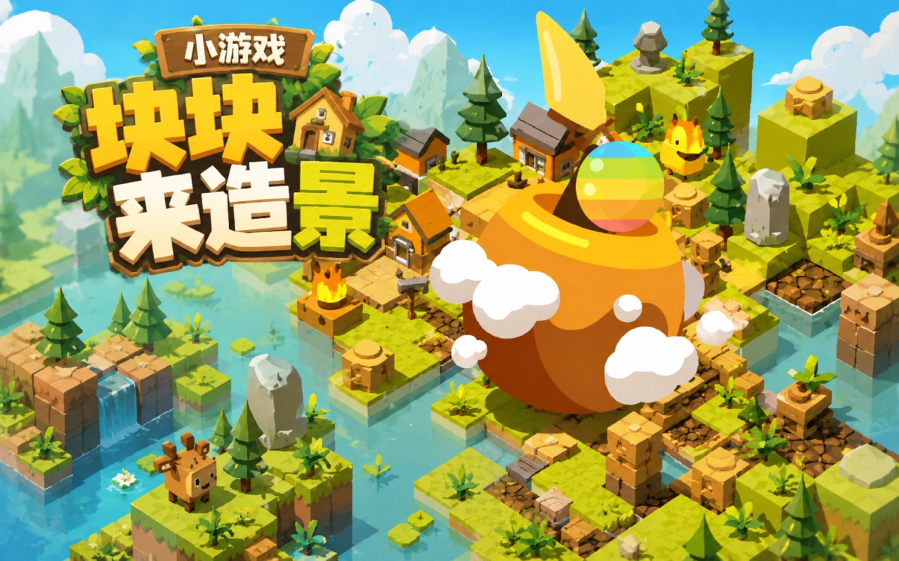 小游戏-块块来造景