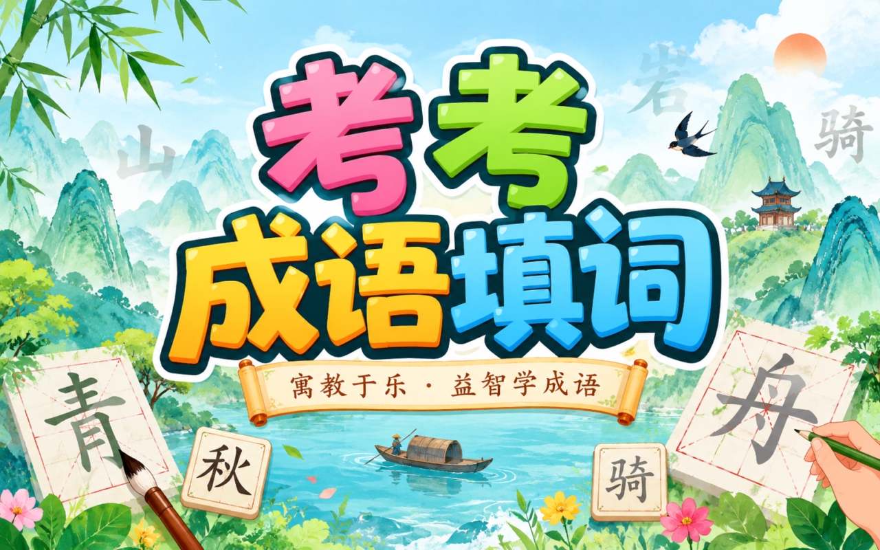 考考成语填词