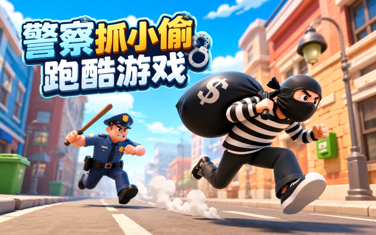 警察抓小偷跑酷游戏