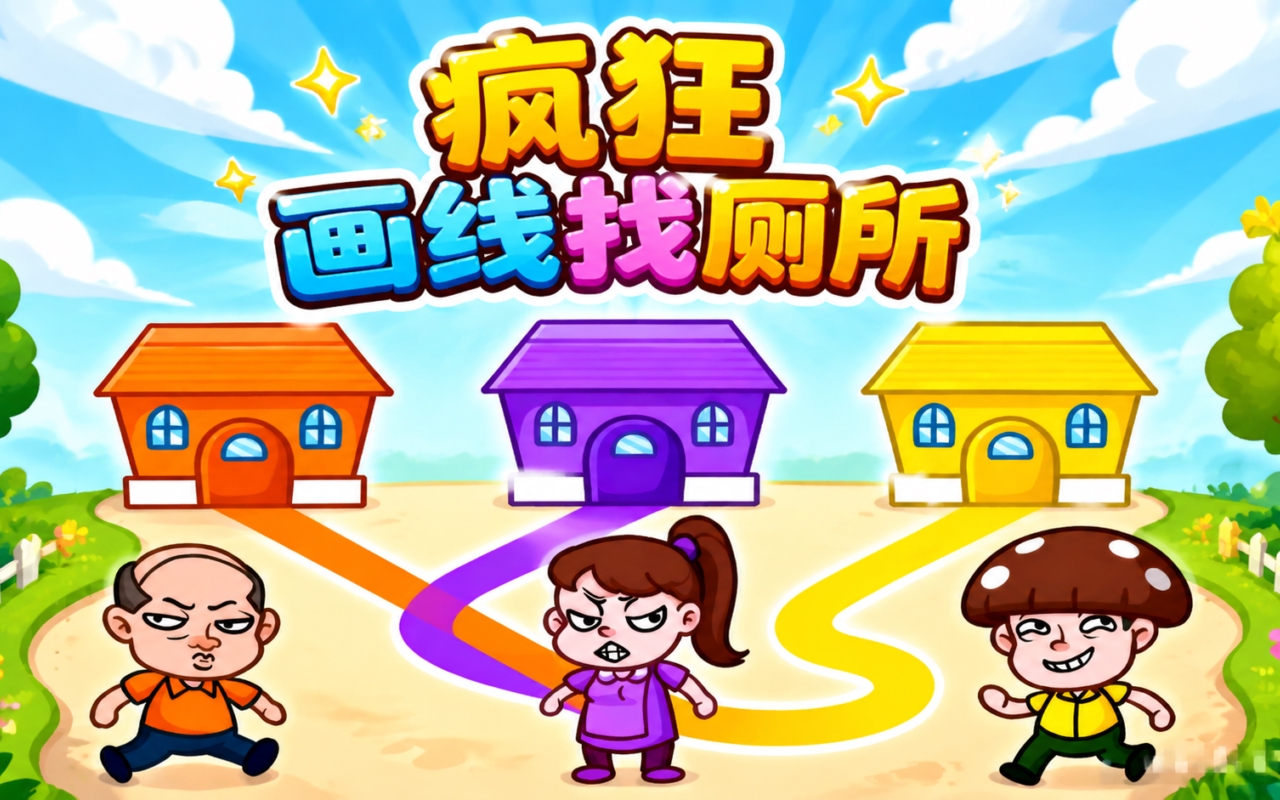 疯狂画线找厕所