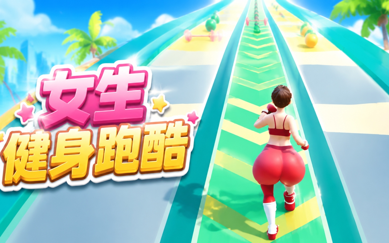 女生健身跑酷