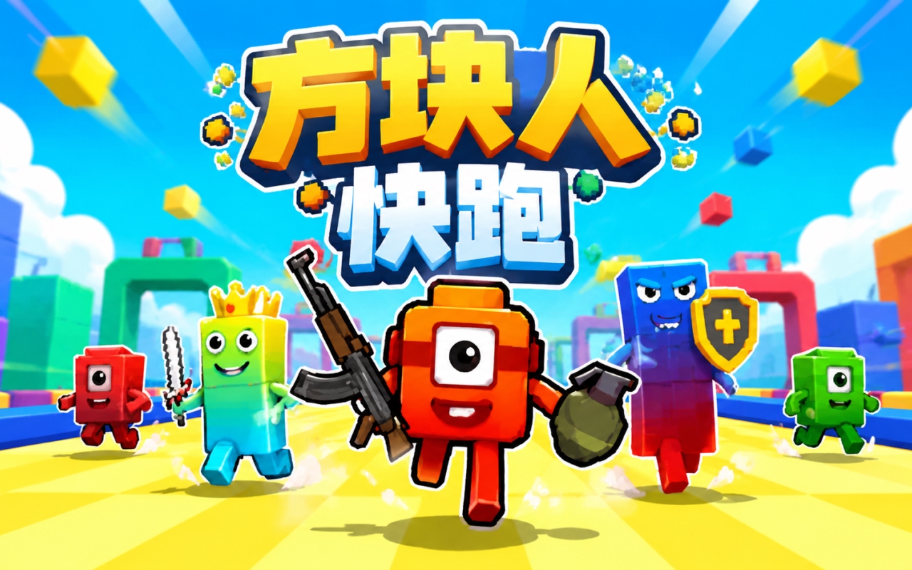 方块人快跑