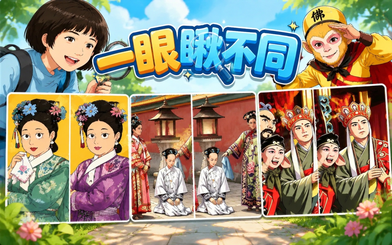 一眼瞅不同