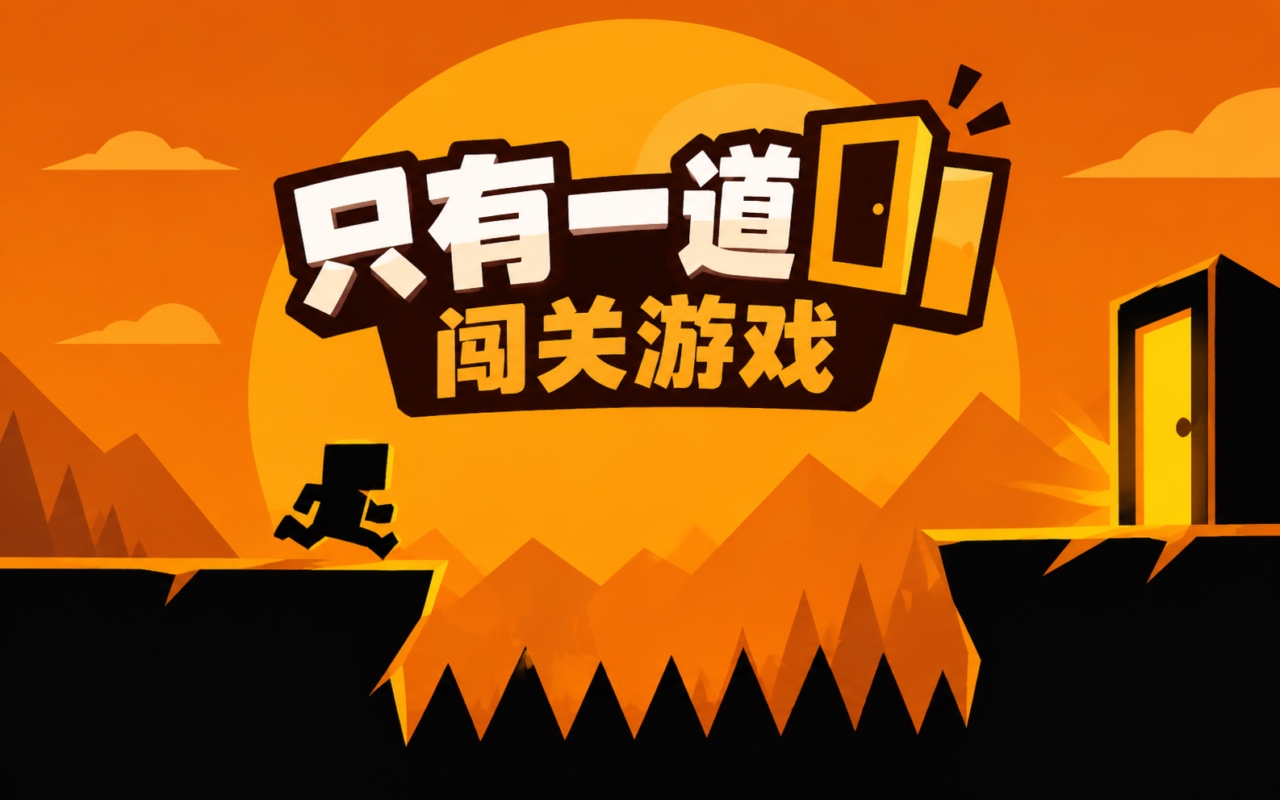 只有一道门闯关游戏