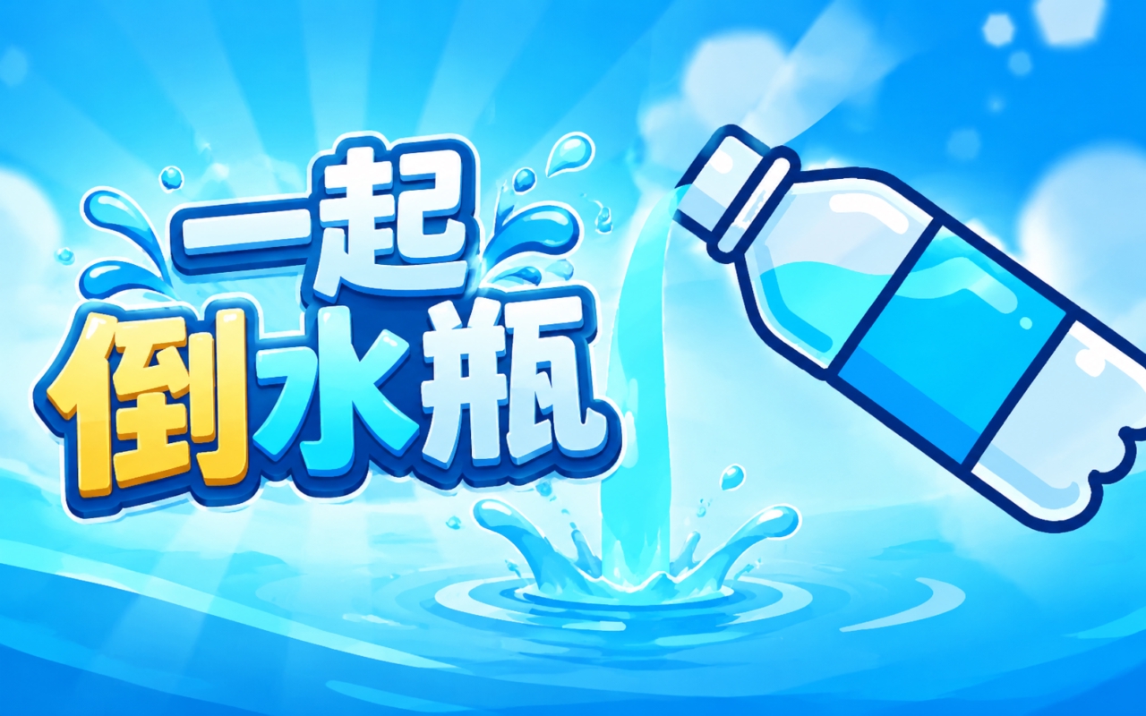 一起倒水瓶
