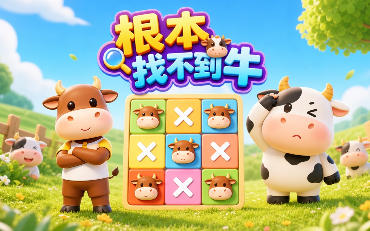 根本找不到牛