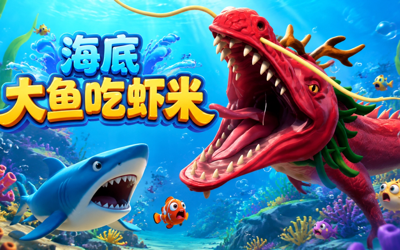 海底大鱼吃虾米