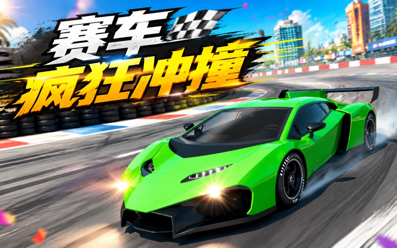 赛车疯狂冲撞