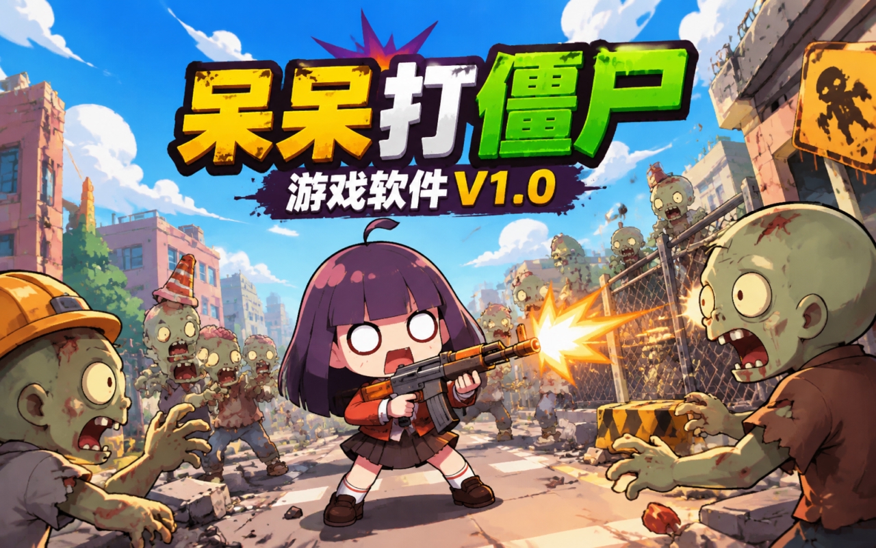 呆呆打僵尸游戏软件V1.0