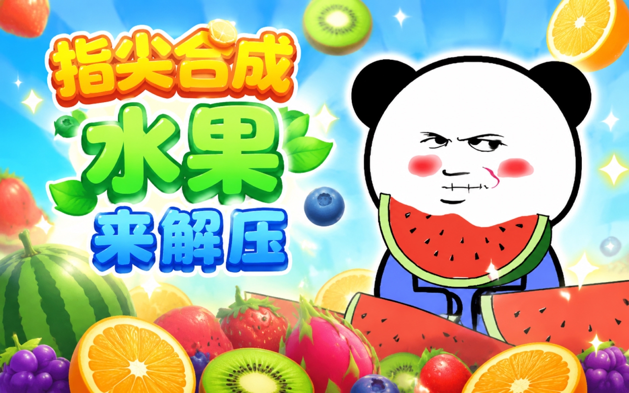 指尖合成水果来解压