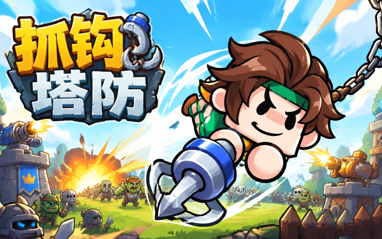 抓钩塔防