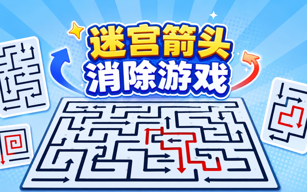 迷宫箭头消除游戏