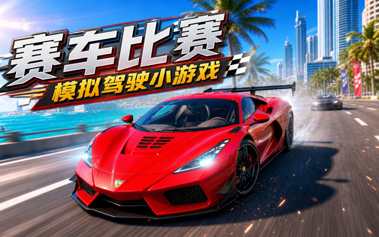 赛车比赛模拟驾驶小游戏