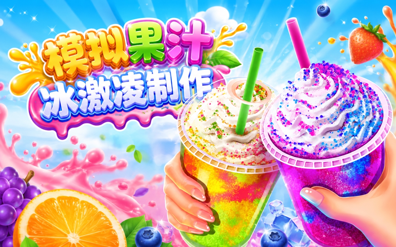模拟果汁冰激凌制作