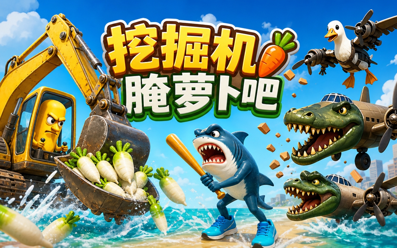 挖掘机腌萝卜吧
