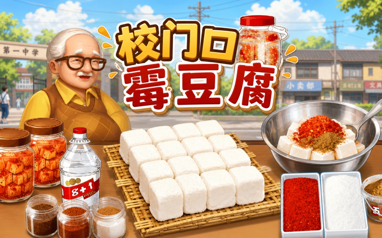 校门口霉豆腐