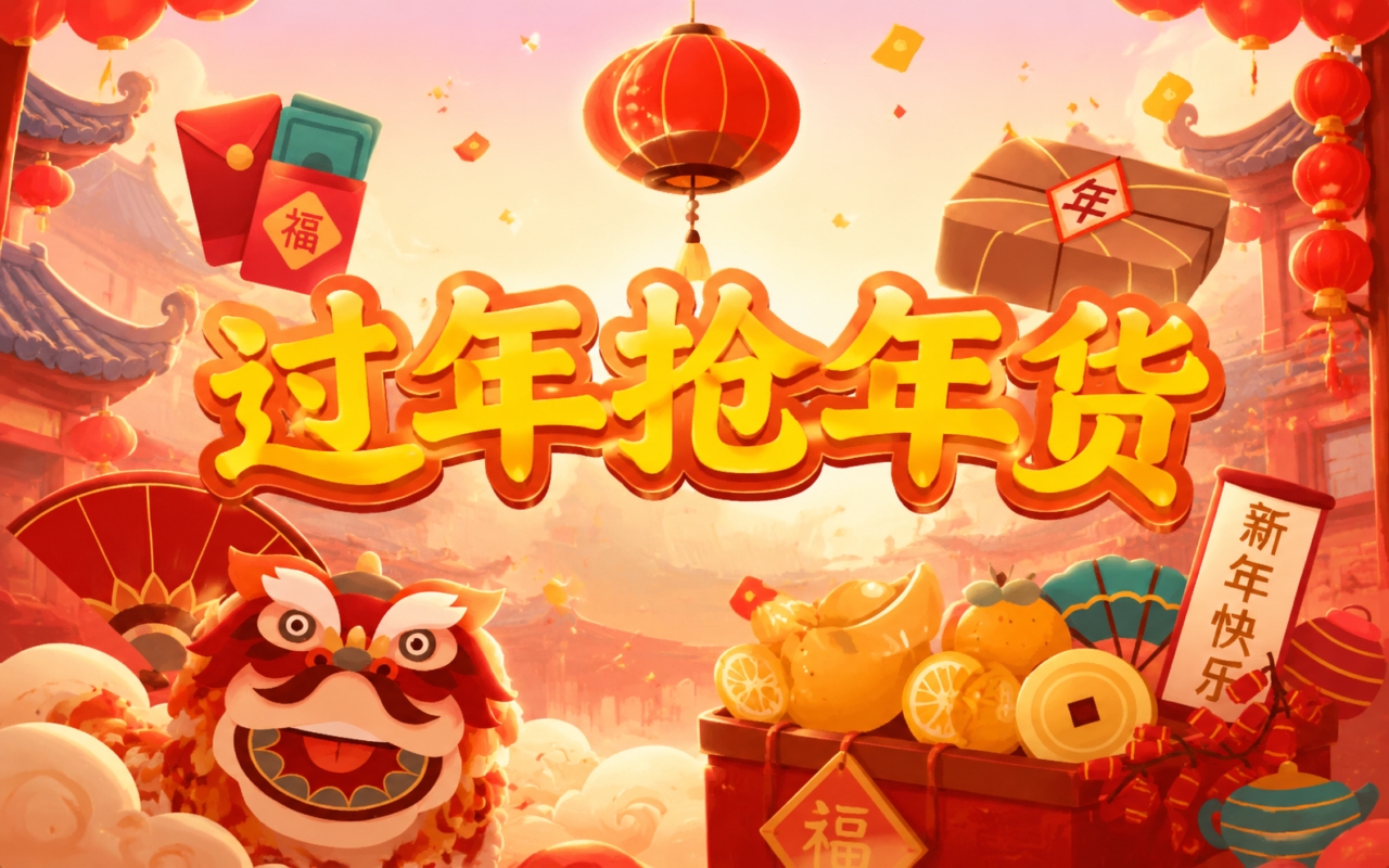 过年抢年货