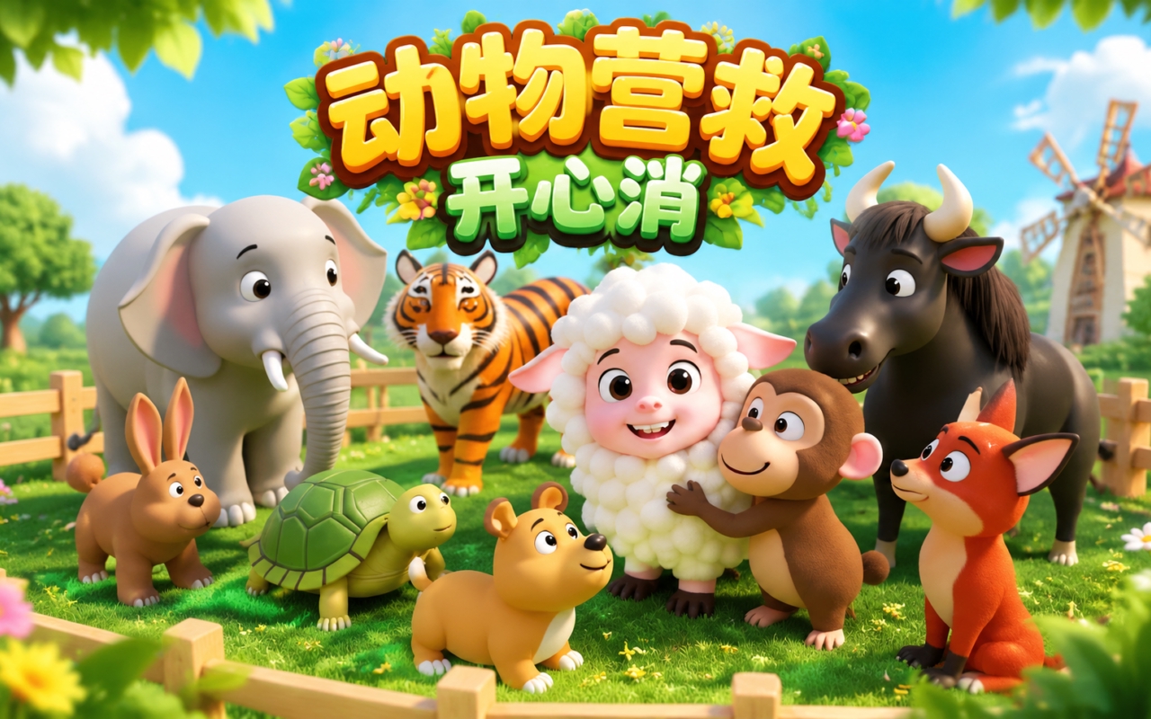 动物营救开心消