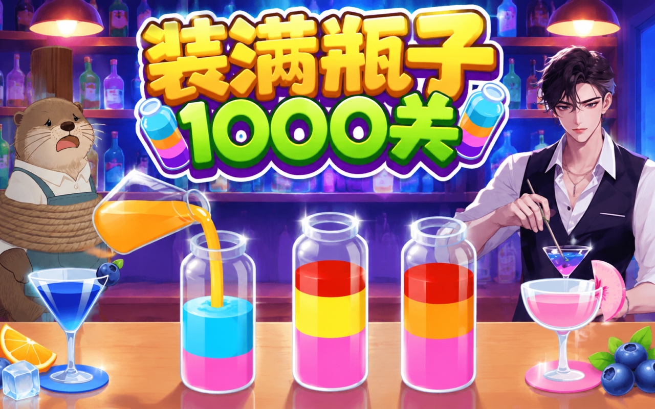 装满瓶子1000关