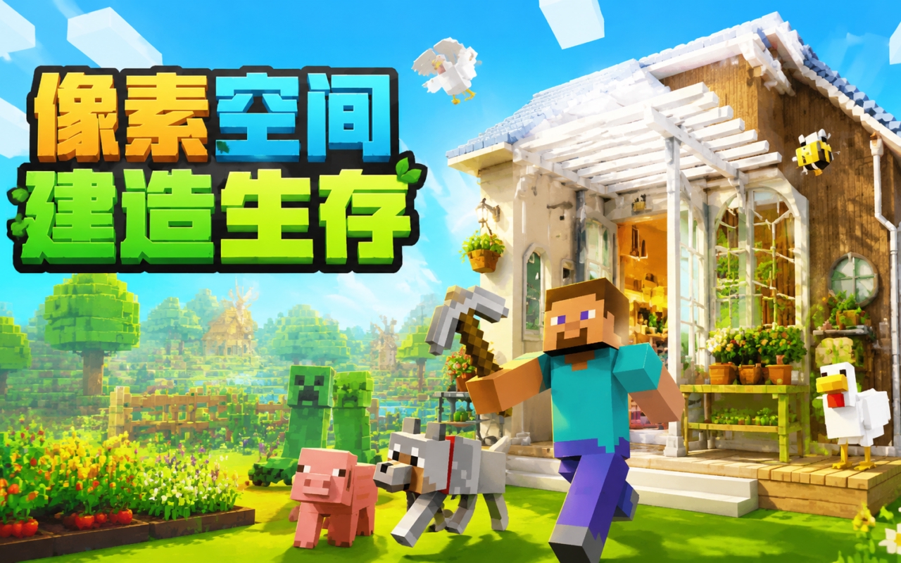 像素空间建造生存
