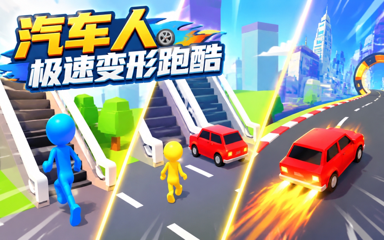 汽车人极速变形跑酷