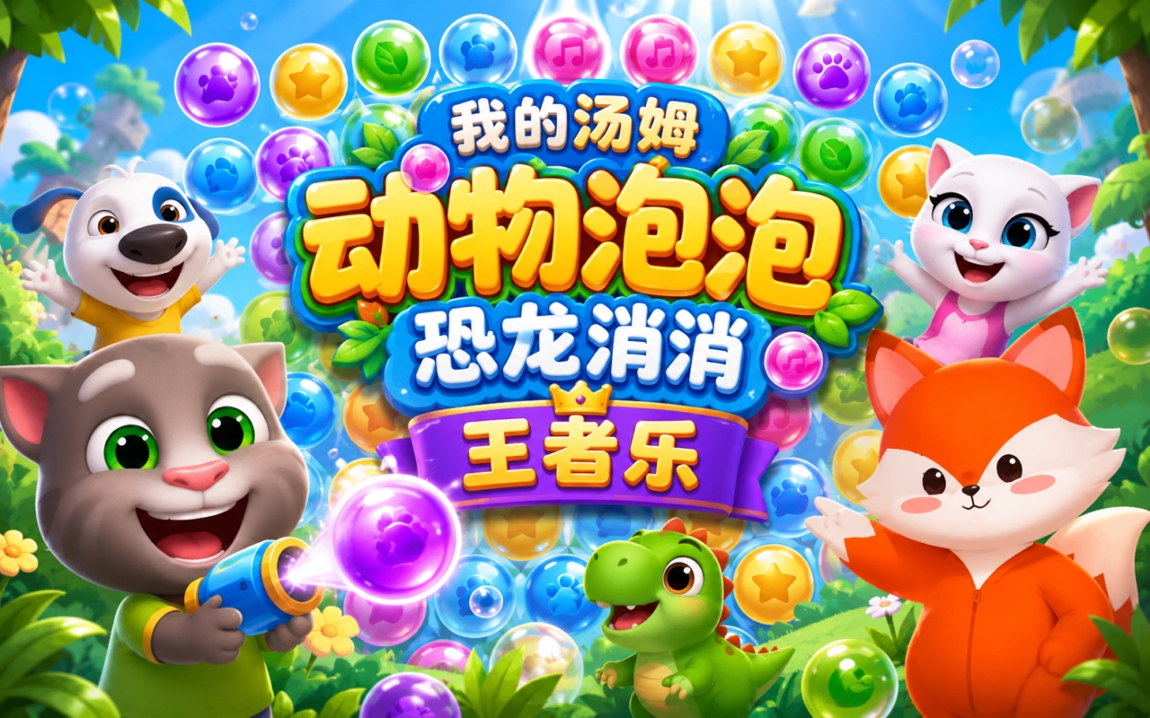 我的汤姆动物泡泡恐龙消消王者乐