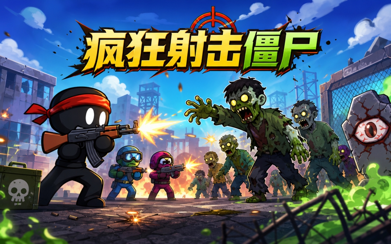 疯狂射击僵尸